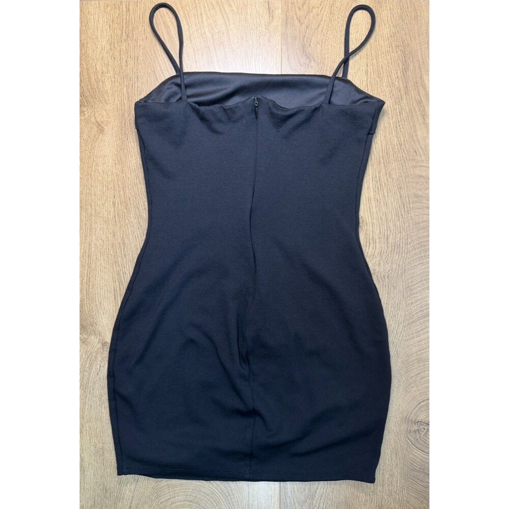 Lulus Black Bodycon Mini Dress Chic Little Black Dress Women’s Small - Picture 3 of 9